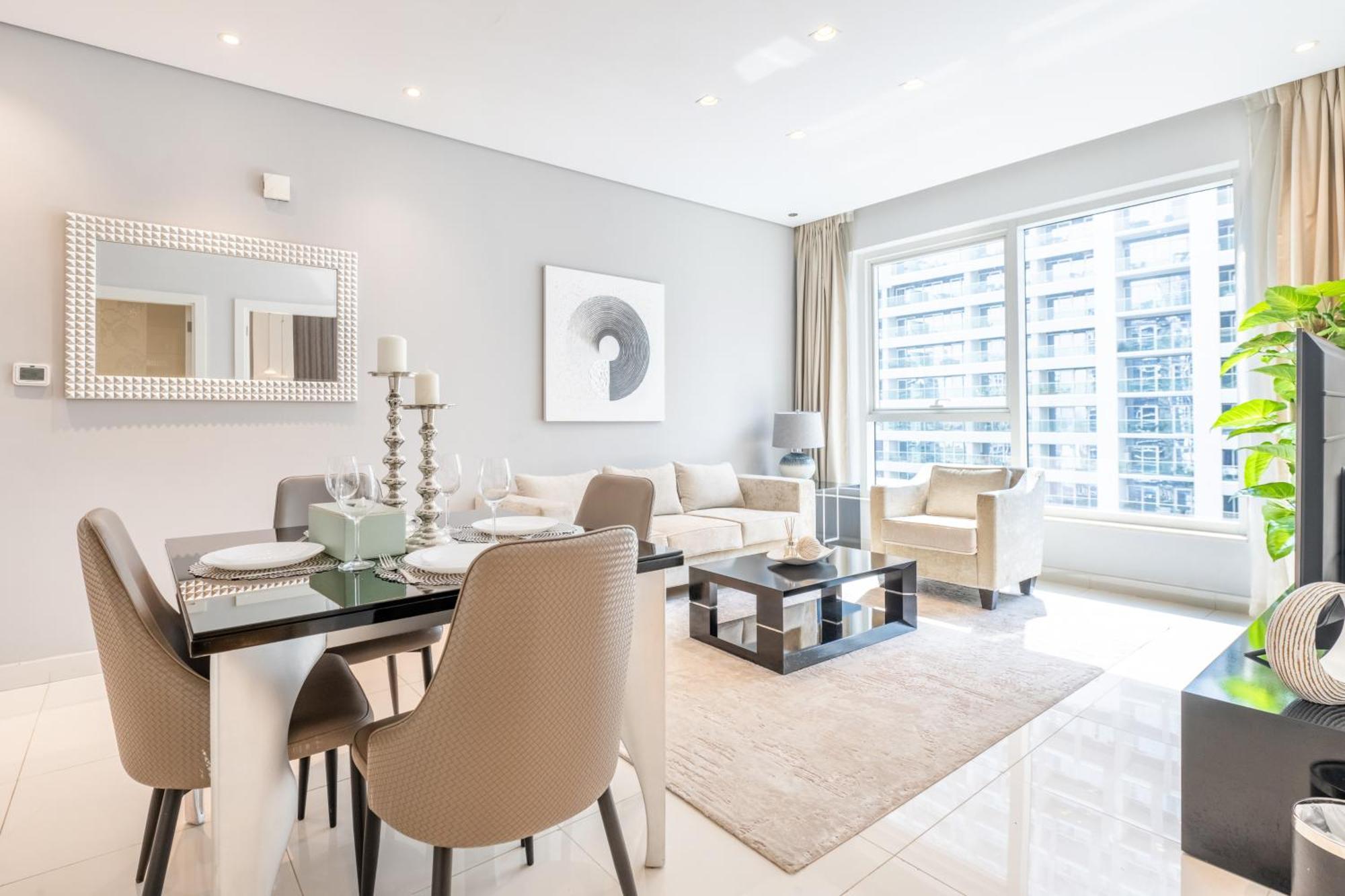 Damac Canal Views Residences Дубай Екстериор снимка